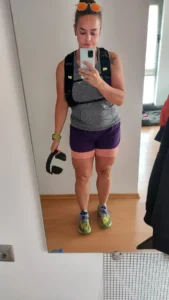 MIilitsa Chervenkova going for a run